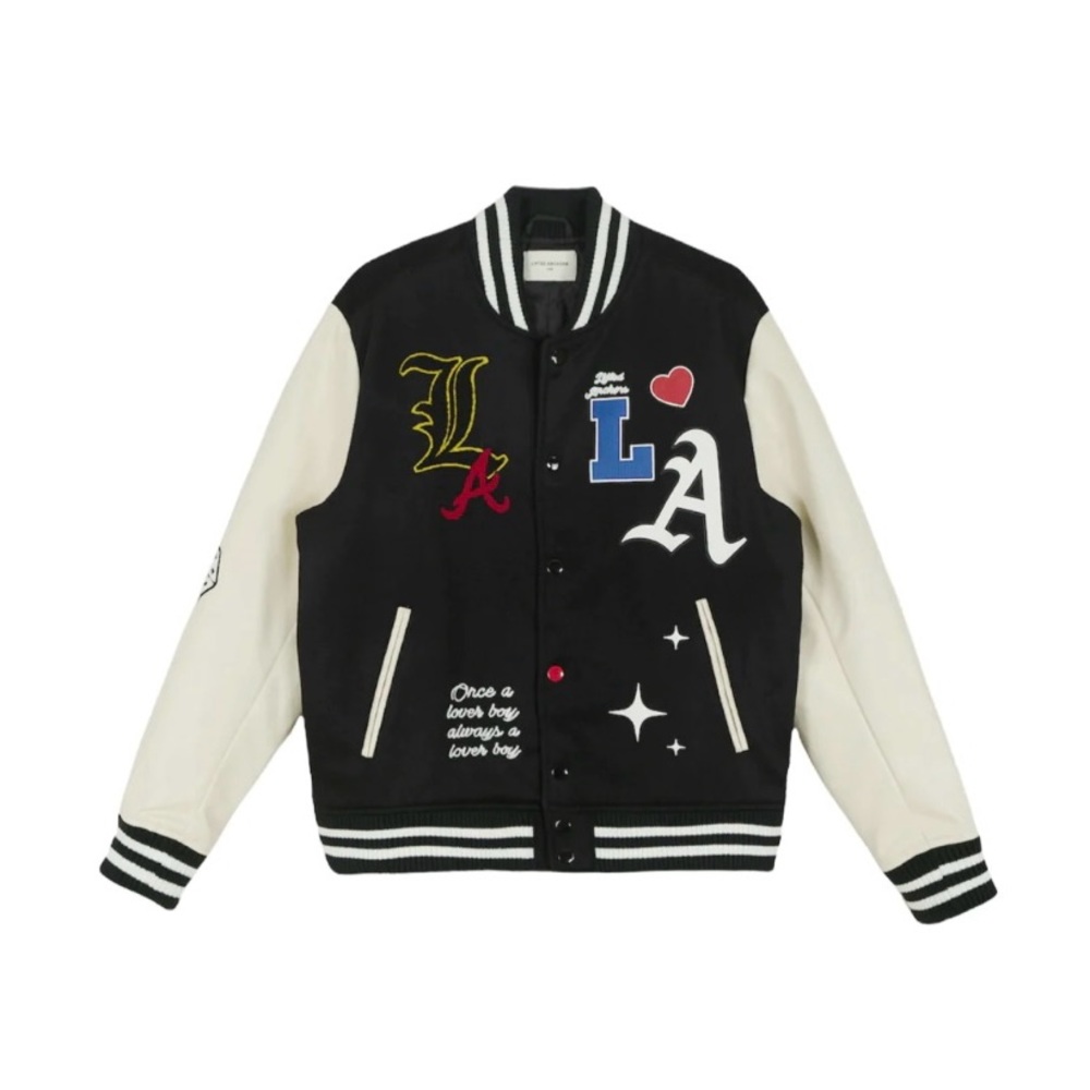 Lifted Anchors Chenille Patch Varsity Jacket - image 1